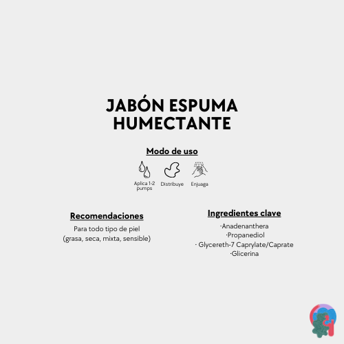 Jabón Facial Espuma Humectante