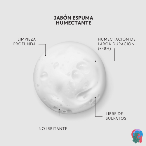 Jabón Facial Espuma Humectante