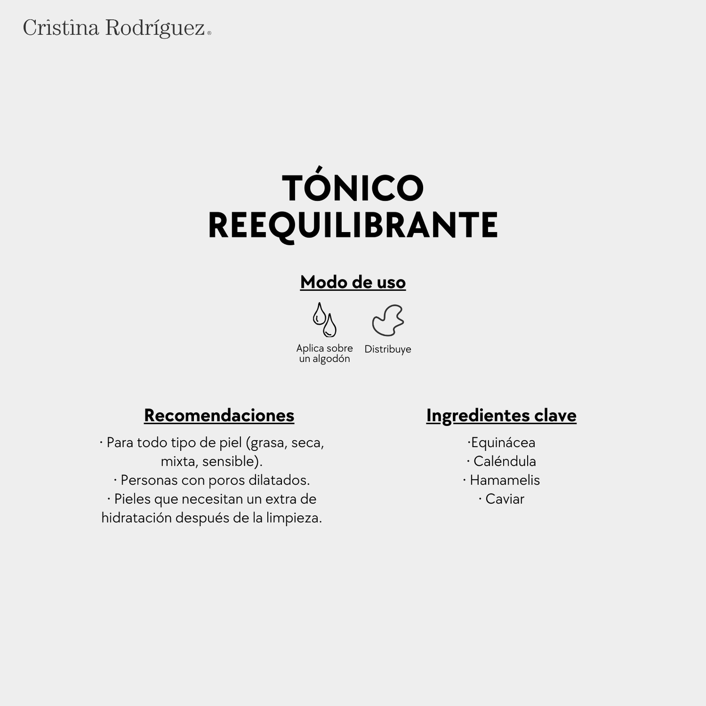 Tónico Reequilibrante Humectante