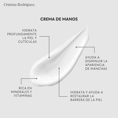 Crema para Manos con Orquídea, Caviar & Ácido Hialurónico