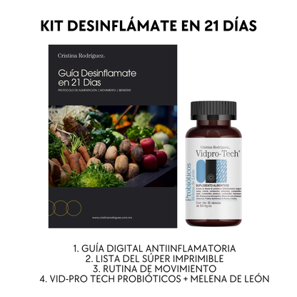Kit Desinflámate en 21 Días